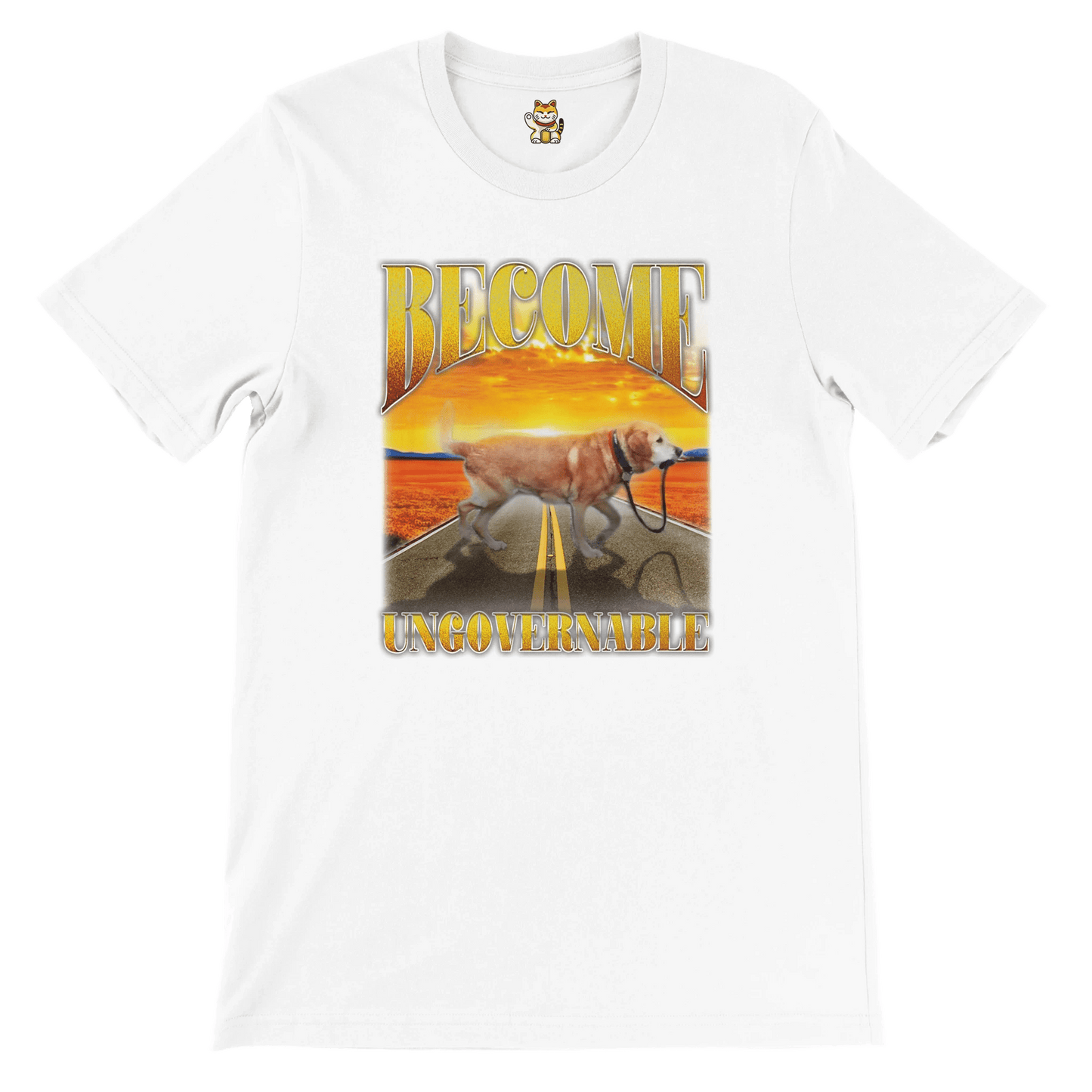 'Become Ungovernable' Unisex Crewneck T-shirt Meme T-Shirt | StalBea