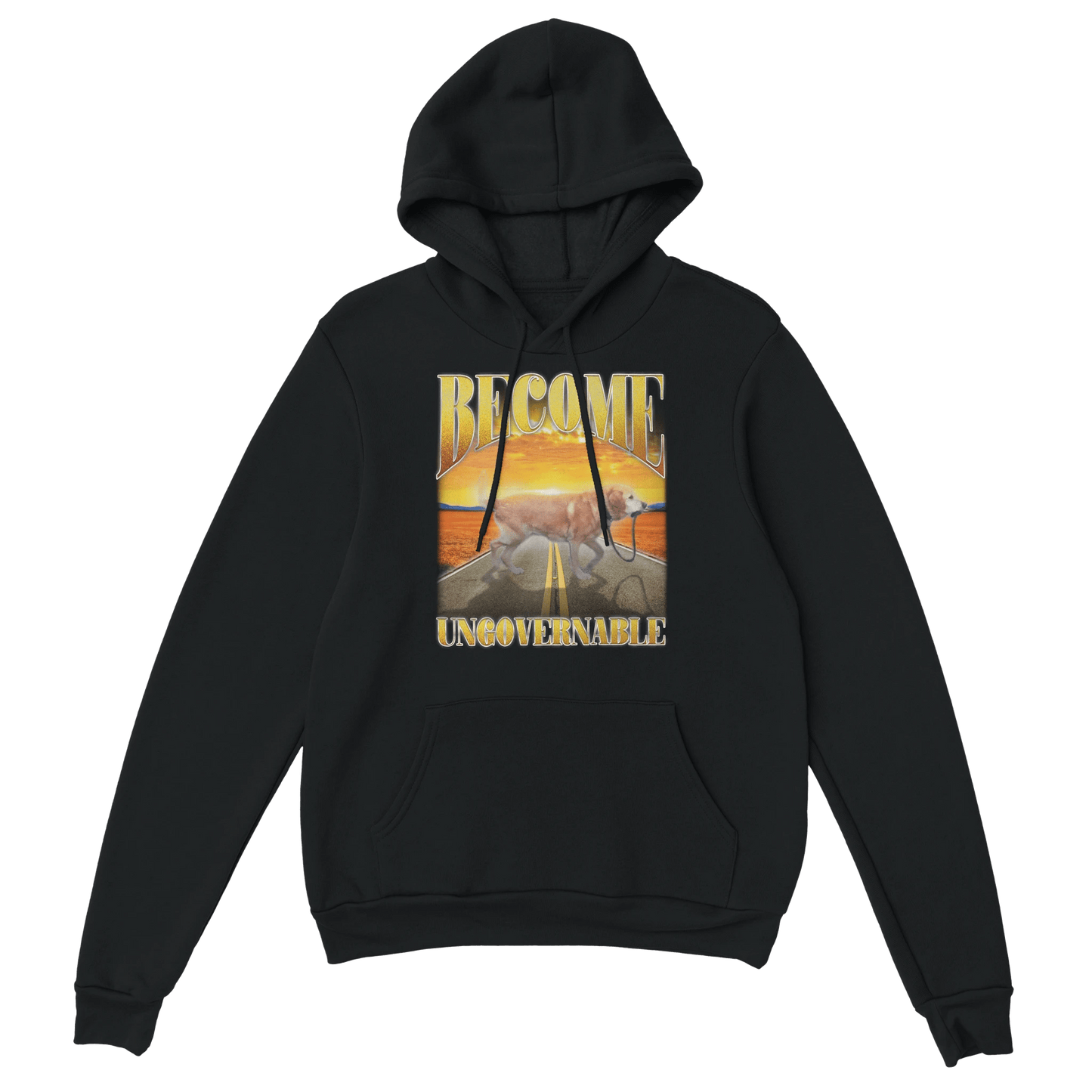 'Become Ungovernable' Unisex Pullover Hoodie | Gildan® 18500 Meme T-Shirt | StalBea