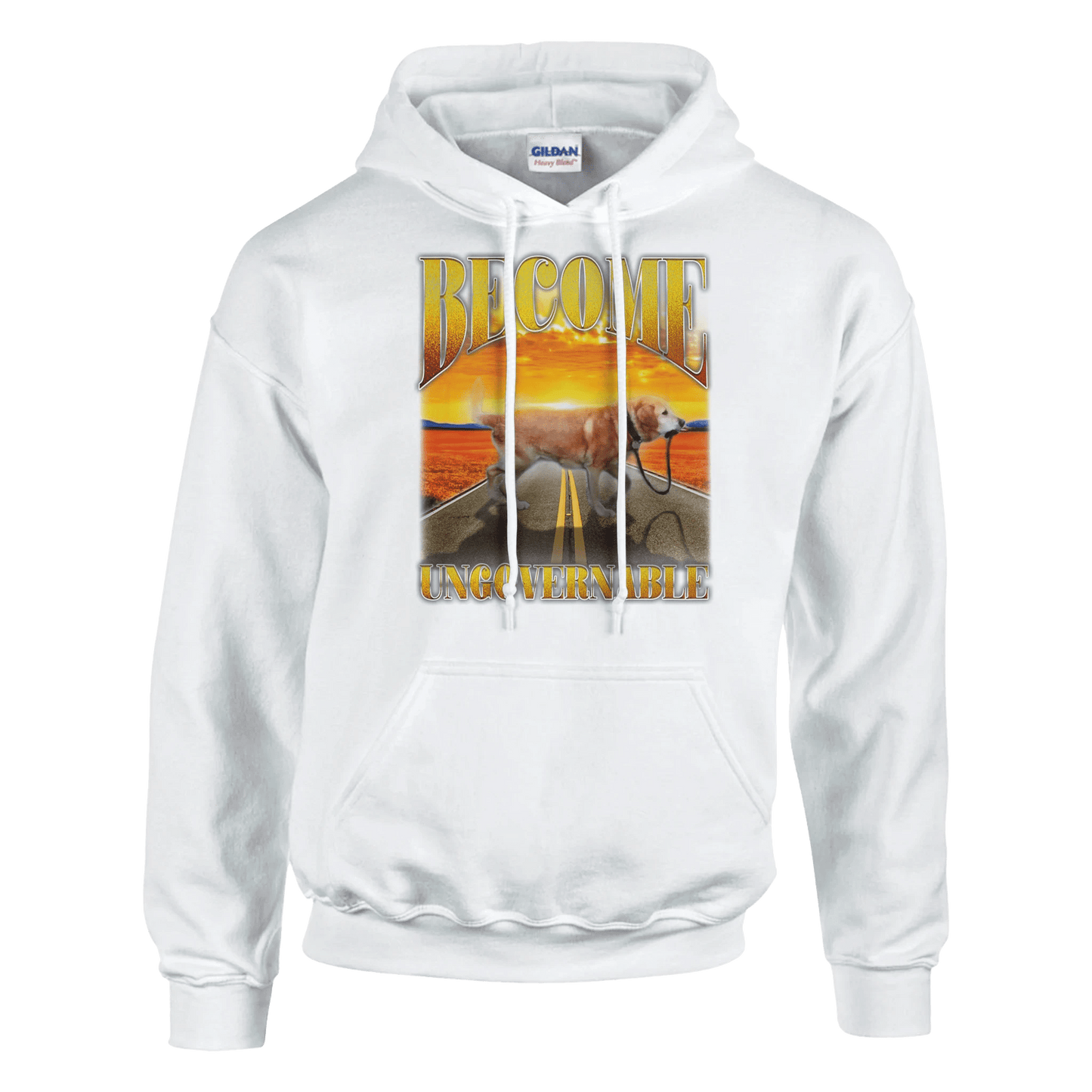 'Become Ungovernable' Unisex Pullover Hoodie | Gildan® 18500 Meme T-Shirt | StalBea