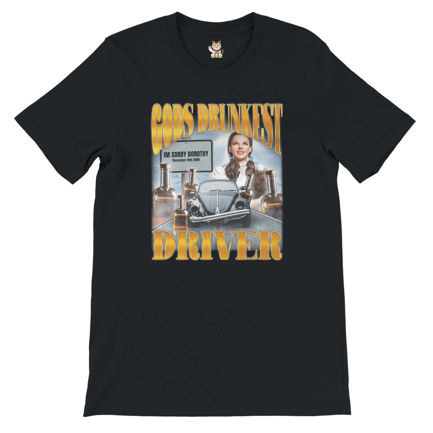 'God’s Drunkest Driver' Unisex Crewneck T-shirt Meme T-Shirt | StalBea
