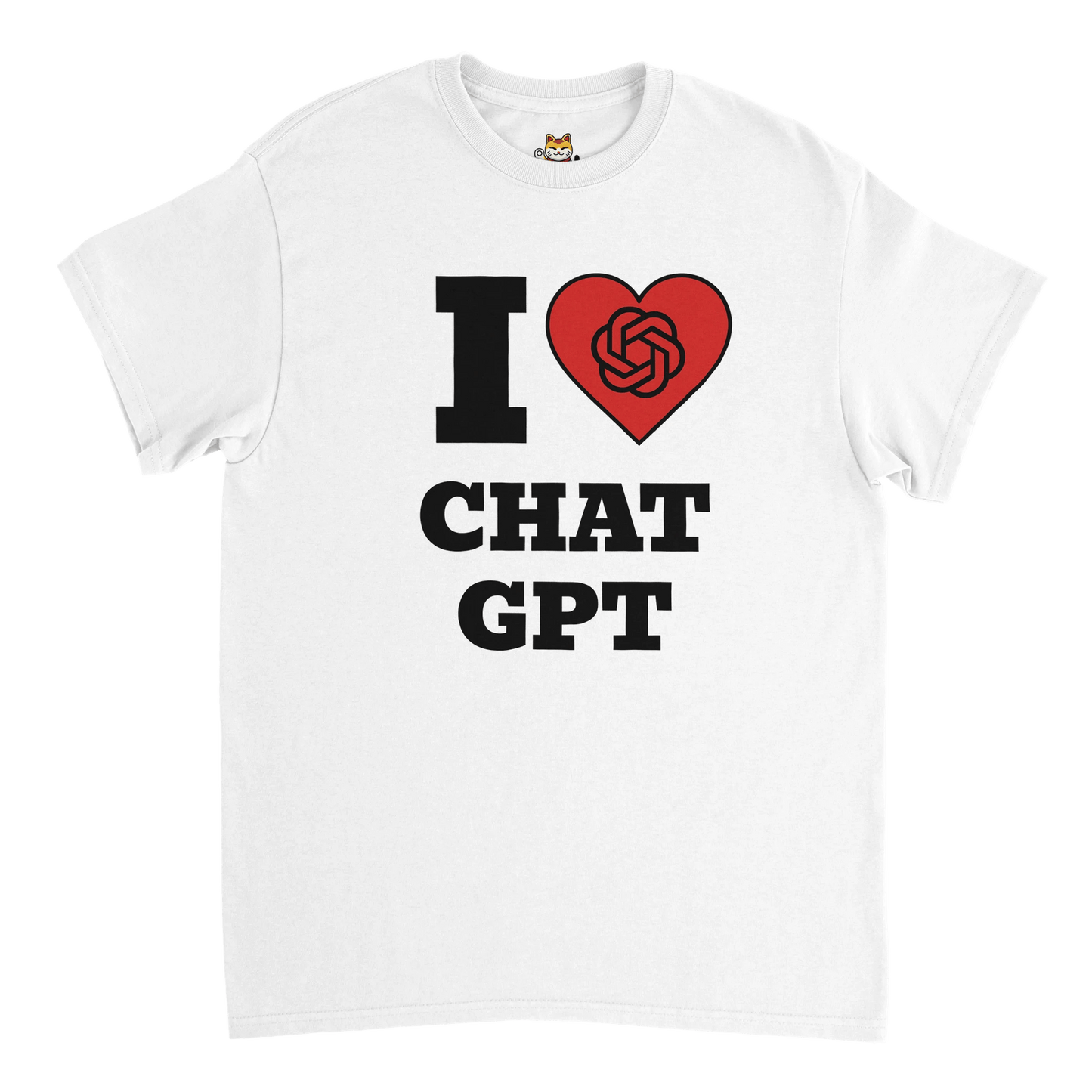 'I LOVE CHAT GPT' T-Shirt Meme T-Shirt | StalBea
