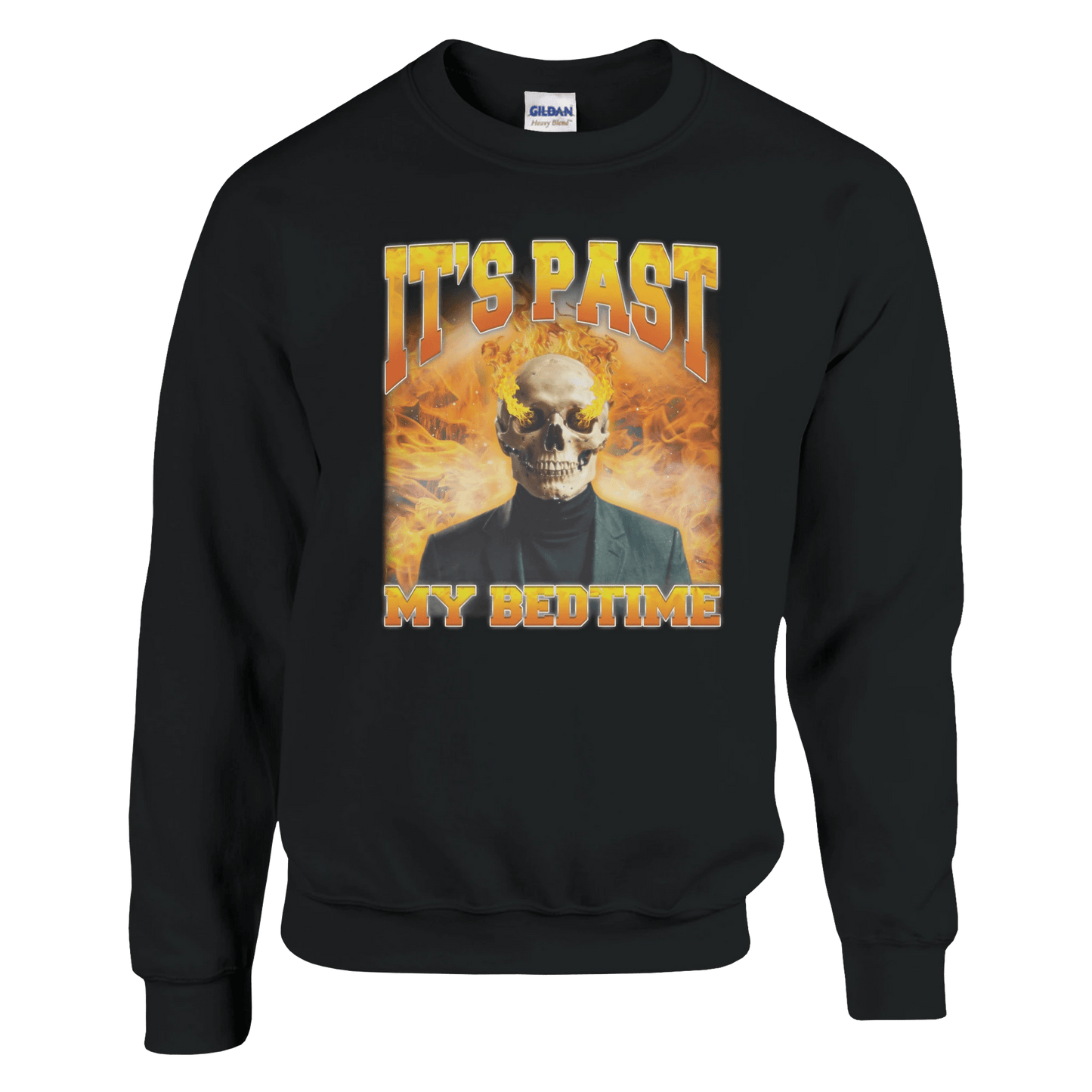 'Its Past My Bed Time' Unisex Crewneck Sweatshirt | Gildan® 18000 Meme T-Shirt | StalBea