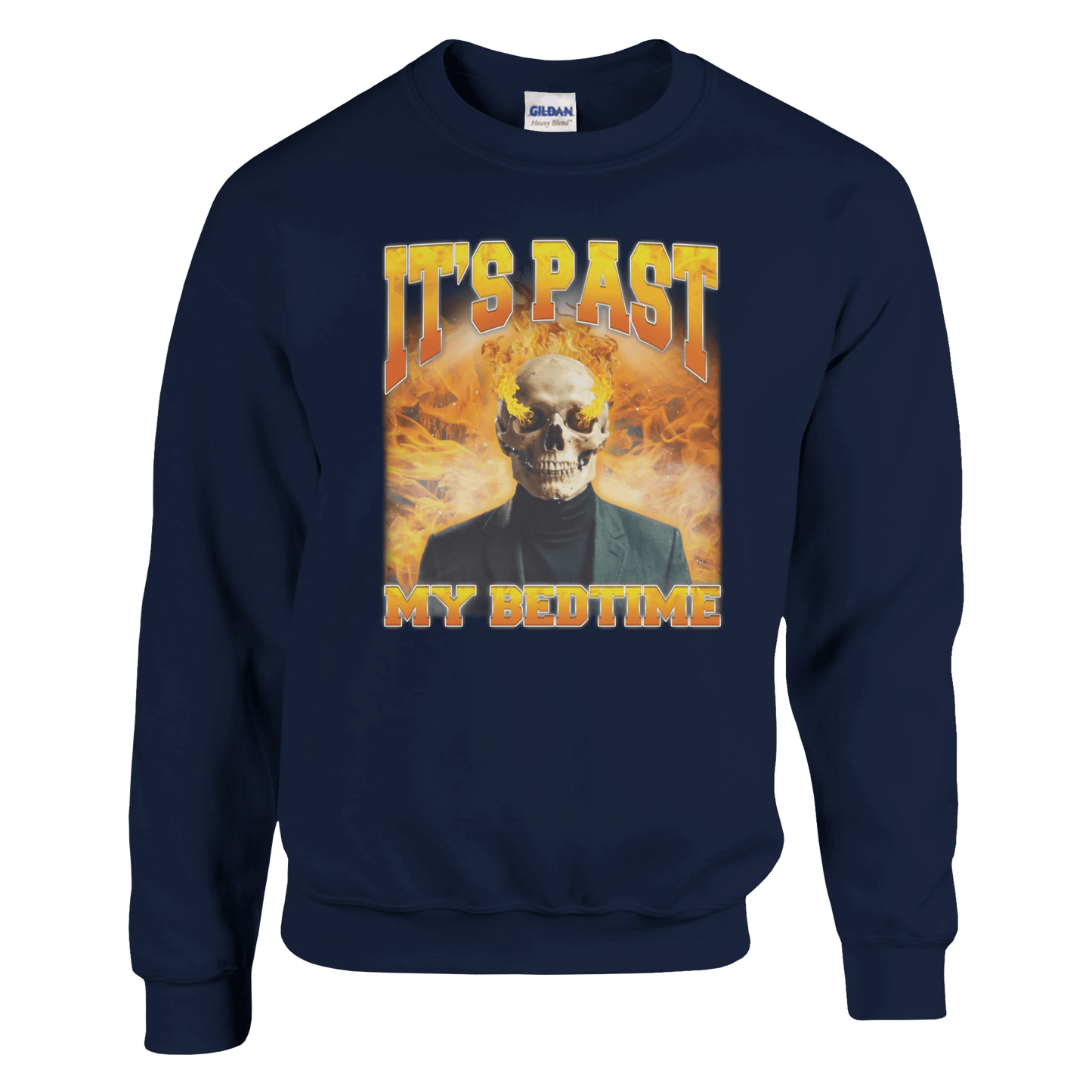 'Its Past My Bed Time' Unisex Crewneck Sweatshirt | Gildan® 18000 Meme T-Shirt | StalBea