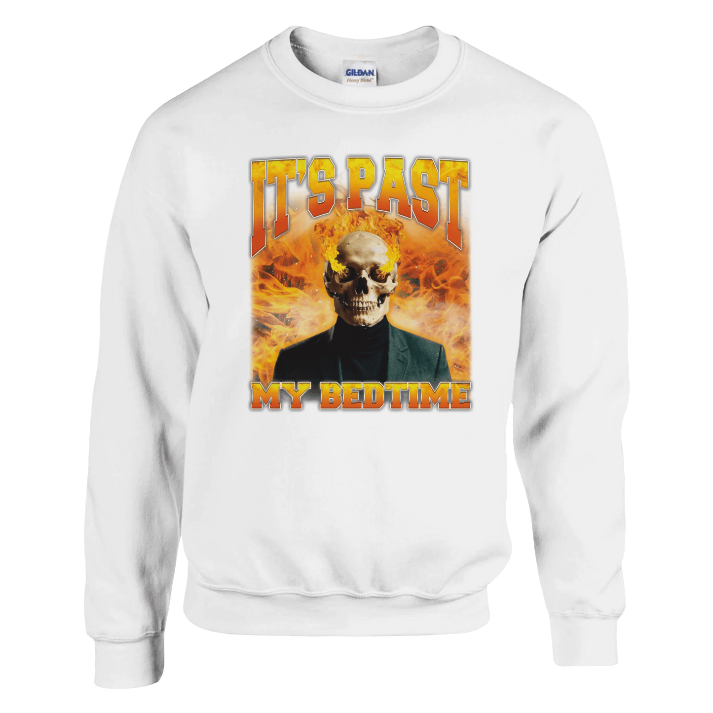 'Its Past My Bed Time' Unisex Crewneck Sweatshirt | Gildan® 18000 Meme T-Shirt | StalBea