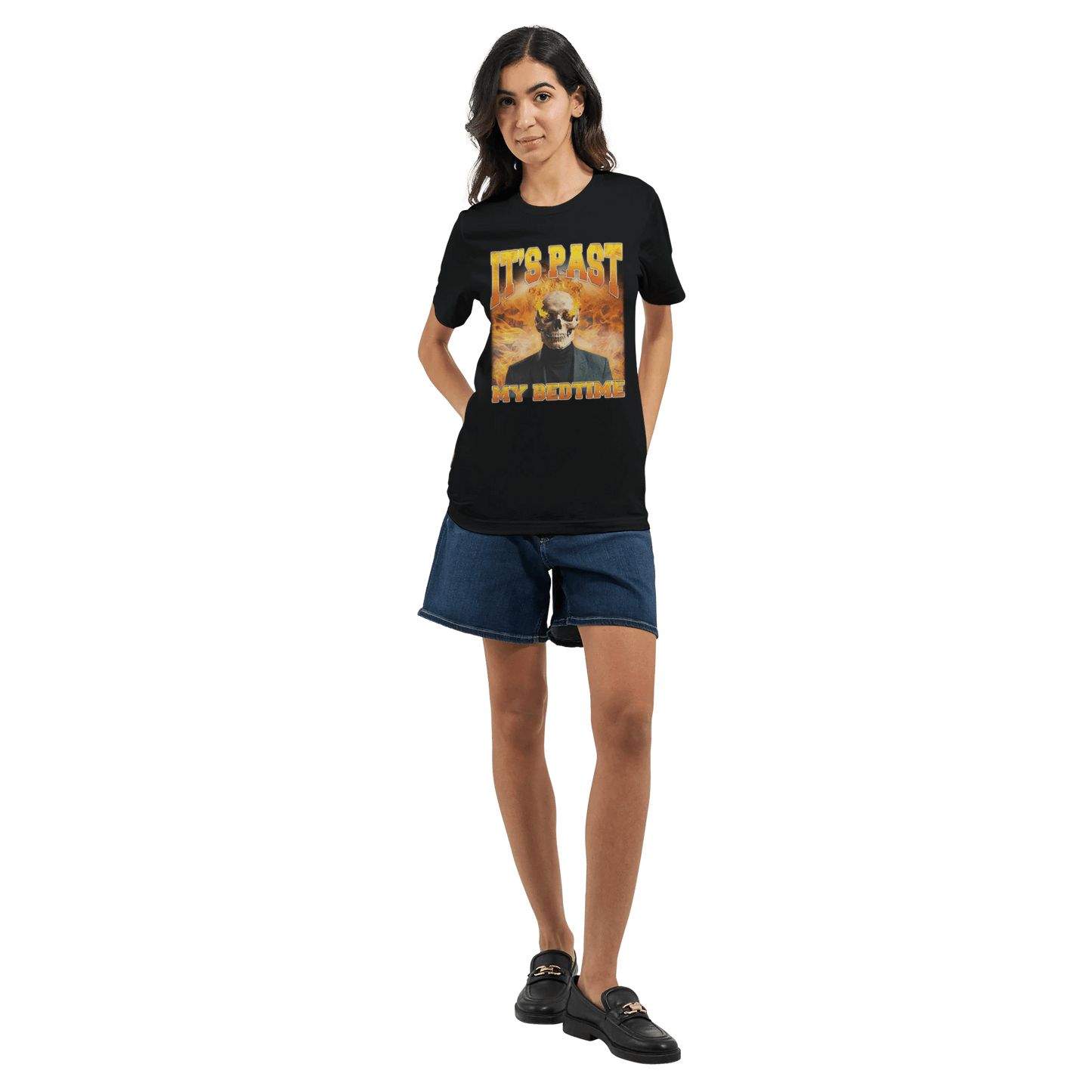 'Its Past My Bed Time' Unisex Crewneck T-shirt Meme T-Shirt | StalBea