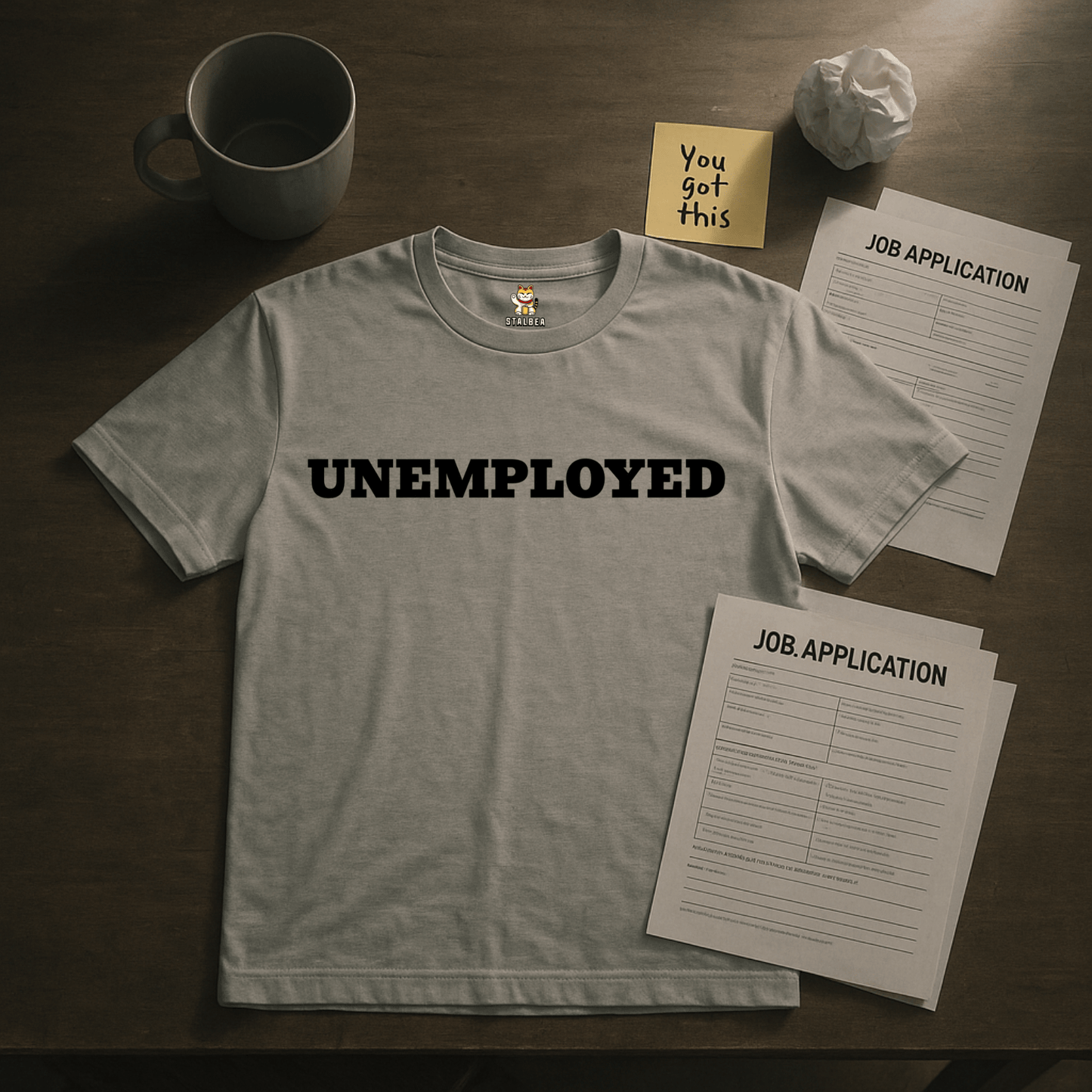 UNEMPL*YED T-Shirt Meme T-Shirt | StalBea