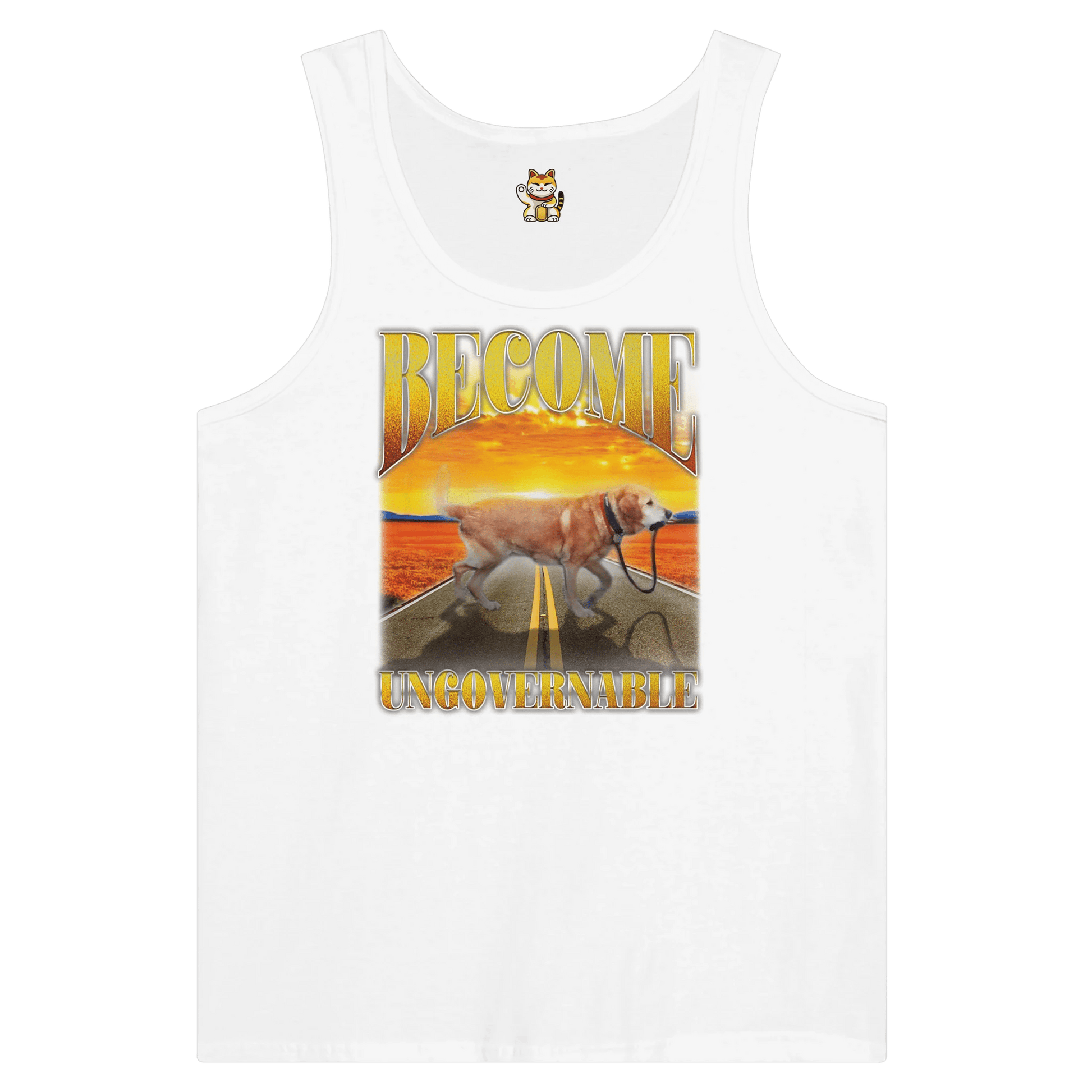 'Become Ungovernable' Premium Unisex Tank Top Meme T-Shirt | StalBea