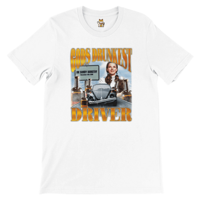'God’s Drunkest Driver' Unisex Crewneck T-shirt Meme T-Shirt | StalBea