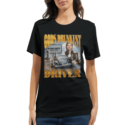 'God’s Drunkest Driver' Unisex Crewneck T-shirt Meme T-Shirt | StalBea