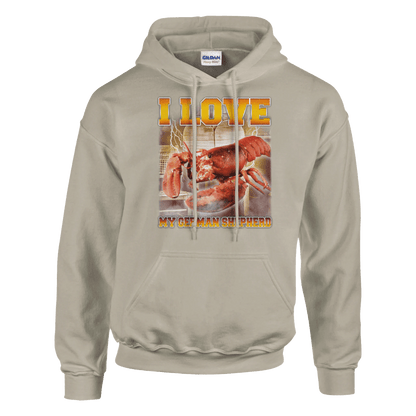 'I Love My German Shepard' Pullover Hoodie | Gildan® 18500 Meme T-Shirt | StalBea